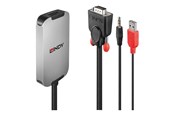 Kabel wyswietlacza - Lindy VGA to DisplayPort 1.2 Converter - DisplayPort adapter - 18 cm - 38296