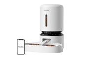 Koty - Petlibro Granary Camera Food Dispenser with Double Bowl 5L White - PL-AF203-36W