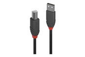 Kabel USB - Lindy Anthra Line - USB cable - USB to USB Type B - 5 m - 36675