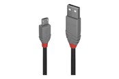 Kabel USB - Lindy Anthra Line - USB cable - USB to Micro-USB Type B - 3 m - 36734