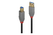 Kabel USB - Lindy Anthra Line - USB cable - USB Type A to USB Type B - 2 m - 36742