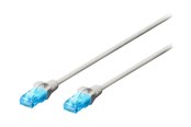 Kabel sieciowy - DIGITUS Ecoline patch cable - 1 m - grey - Szary - 1m - DK-1511-010