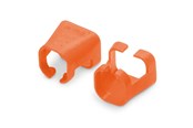 Kabel sieciowy - DIGITUS Color Clips for RJ45 Plugs Orange (100-pack) - A-CC-O