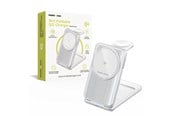 Telefon - Adapter i Ladowarka - Mobile Origin 3in1 Foldable Qi2 Charger PW8 - silver - MO-FCH-PW8-SLV
