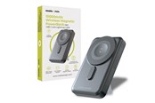 Powerbank - Mobile Origin Wireless Magnetic PowerBank 10000mAh - USB-C and Lightning Cable PB11 Powerbank - Szary - 10000 mAh - MO-WMP-PB11