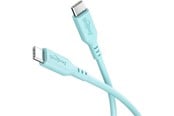 Kabel USB - Pro USB-C <-> USB-C - PD 60W - 1.5m - Turkusowy - Kabel USB - 4040849777448
