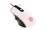 Myszka - Lexip X Ubisoft - Assassin's Creed Shadows - mouse - with thumb joystick and ceramic skates - white red black gold - Myszy - Optyczny - 4 - Czarny - UBXLXMS0001