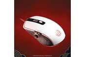 Myszka - Lexip X Ubisoft - Assassin's Creed Shadows - mouse - with thumb joystick and ceramic skates - white red black gold - Myszy - Optyczny - 4 przyciski - Czarny - UBXLXMS0001