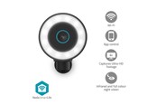 Kamera sieciowa - Nedis SmartLife Outdoor Camera Wi-Fi Spotlight 4K / 3840x2160 IP65 Cloud Storage (option) / microSD (not included) / Onvif 5 V DC With motion sensor Night vision Black - WIFICO41CBK