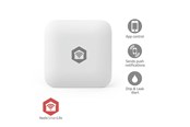 Inteligentny dom - Nedis SmartLife Water Detector Zigbee 3.0 Battery Max. battery life: 12 Months White - ZBSW11WT