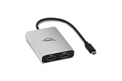 USB hub - OWC USB-C Dual HDMI 4K Display Adapter USB hub - 2 - Srebrny - OWCCADPDL2HDMIQ