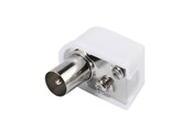 Kabel antenowy, zlacze - Vivanco Angled 90° Antenna Connector Coax plug - 4008928480085