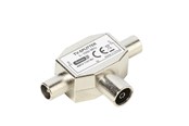 Kabel antenowy, zlacze - Vivanco TV 2-way splitter Metal Shielded - 4008928480740