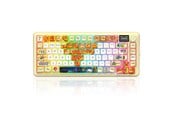 Klawiatura - REDRAGON K708GF-RGB-PRO Flekact PRO ART keyboard - Klawiatura gamingowa - Angielski (US) - Zólty - K708GF-RGB-PRO