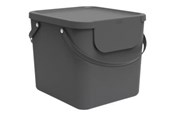 Akcesoria do czyszczenia - rotho Albula - rubbish bin - 40 L - plastic - antracite - 1034408853WS