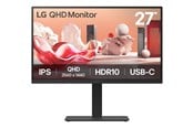 Monitor - 27" LG 27BA75QB-B - 2560x1440 (QHD) - 100Hz - IPS - 65W USB-C - KVM switch - 27BA75QB-B.AEU