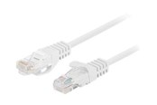 Kabel sieciowy - Lanberg patch cable - 2 m - white RAL 9010 - Biały - 2m - PCU5-20CC-0200-W