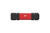 Dysk SSD - Silicon Power DS72 - Czerwony - SP250GBUC3S72VPR