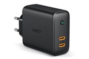 Telefon - Adapter i Ladowarka - Aukey PA-D2 Wall Charger 36W - Black - PA-D2