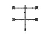 Uchwyt na monitor - Gembird Adjustable desk 4-display mounting arm - MA-D4-01