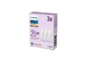 Zarówka LED - Philips Żarówka światła LED 220lm 1.9W/827 (25W) 3-pack G9 - 929003790593
