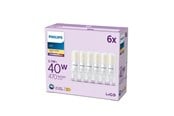 Zarówka LED - Philips Żarówka światła LED 470lm 3.7W/827 (40W) 6-pack G9 - 929003790896