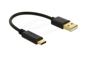 Kabel USB - DeLOCK - USB-C cable - USB to 24 pin USB-C - 15 cm - 80954