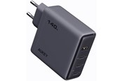 Telefon - Adapter i Ładowarka - Aukey Comet Mix 4 140W - Grey - PA-C6