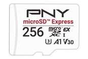 Karta pamięci - PNY - flash memory card - 256 GB - microSD PCI Express Gen 3x1 UHS-I - P-SDU256P31880EXP-GE