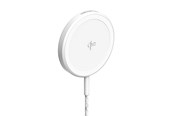 Telefon - Adapter i Ladowarka - Unisynk Qi2 Magnetic Wireless Charger 15W - 2m - White - 10438