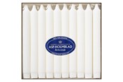 Dekoracje - Asp-Holmblad Świece obiadowe Crowntop białe - 63040