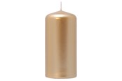 Dekoracje - Asp-Holmblad Świeca filarowa metaliczna Gold - 69507
