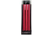 Dekoracje - Asp-Holmblad Samogasnące świece stożkowe Deep Red - 70601