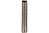 Dekoracje - Asp-Holmblad Świeca obiadowa metaliczna Silver - 72152