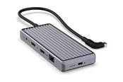 Stacja dokująca - Unisynk 10 Port USB-C Hub 4K 60Hz 100W - Grey - 10352