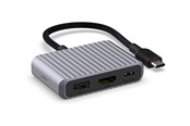Stacja dokujaca - Unisynk 3 Port USB-C Hub V2 4K 60Hz 100W - Grey - 10384