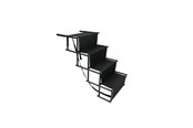 Psy - Nordic Paws - Folding Dog Stair - Black - 700024101246