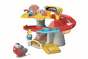 Zabawki dla niemowlat - Clementoni Baby Fire Station with Car - 17559