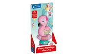 Zabawki dla niemowlat - Clementoni Baby Shake and Play Flamingo with Sound and Suction Cup - 17492