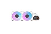 Chlodzenie CPU - Darkflash DH240D CPU Water Cooler - White - Chłodzenie wodne procesora - Max 30 dBA - DH240D WHITE