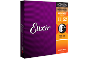 Instrumenty muzyczne i dla DJ'a - Elixir Strings 16027 - Fosforobrąz - Struny akustyczne - Nanoweb - Custom Light (11-52) - CEL 16027