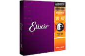Instrumenty muzyczne i dla DJ'a - Elixir Strings 16002 - Brąz fosforowy - struny akustyczne - Nanoweb - Extra Custom Light (10-47) - CEL 16002