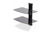 Uchwyty ścienne, uchwyty AV i meble AV - StarTech.com Dual Floating Wall-Mounted AV Shelves Adjustable Height Shelf For Under TV - Max - recommended for - 2B-WALL-MOUNT-SHELF