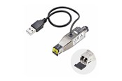 Wzmacniacz i transceiver  - StarTech.com Gigabit Fiber to RJ45 Ethernet Media Converter Micro Mini - fibre media converter - 1GbE - TAA Compliant - D01ML55U-FIBER-MEDIA