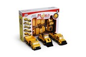 Zabawki dla niemowlat - MALIK MalBlo Magnetic Construction vehicles - 0315