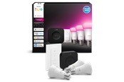 Inteligentny dom - Philips Hue Starter kit: 3 E27 smart bulbs + Dimmer switch + Bridge Pro - 929003853503