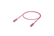 Kabel sieciowy - Ubiquiti UniFi OM4 Duplex LC UPC Fiber Patch Cable 1m (50-Pack) - Różowy - 1meter - UACC-OFC-M2-LULU-1M-50
