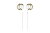 Słuchawki, zestaw słuchawkowy - JBL T210  In-Ear headphone with 1-button mic/remo - JBLT210BLKE