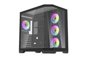 Obudowa komputerowa - Darkflash FT418 PRO Computer Case with 7 ARGB Fans - Black - Obudowa komputerowa - Czarny - FT418 PRO Black