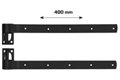 Wsporniki i zawiasy  - Home>it stable door hinge 400 mm matt black 2 pcs. - 20513
